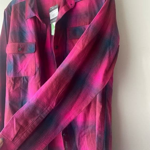 New Eddie Bauer Vibrant Plaid Button Down Shirt (NWT) - Picture 9 of 12